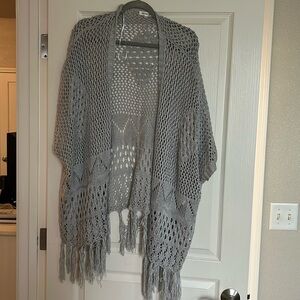 Sweater kimono duster